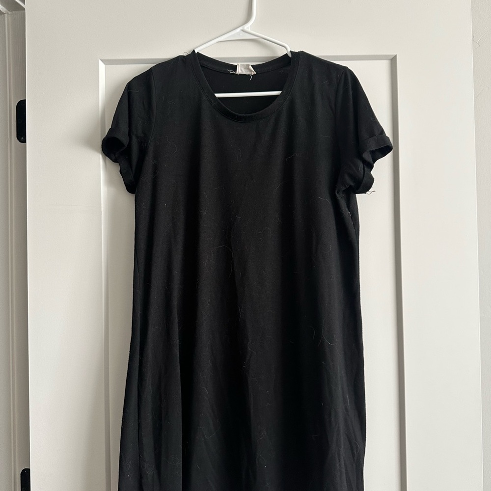 Cotton On Black T-Shirt Dress